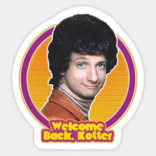 Welcome Back, Kotter / Retro 1970s TV Design Sticker